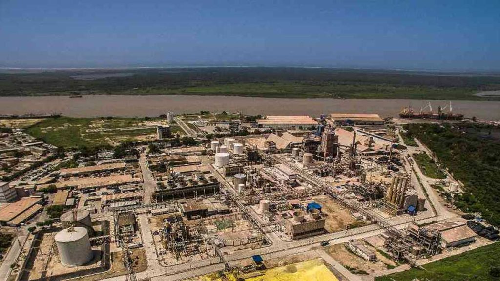 Planta de Monómeros en la vía 40 en Barranquilla. - Foto: Cortesía