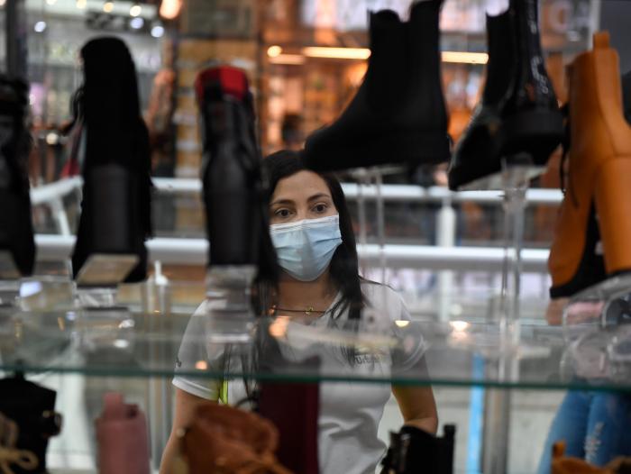 Foto: AFP La ocupación de locales en centros comerciales aumentó hasta 88%