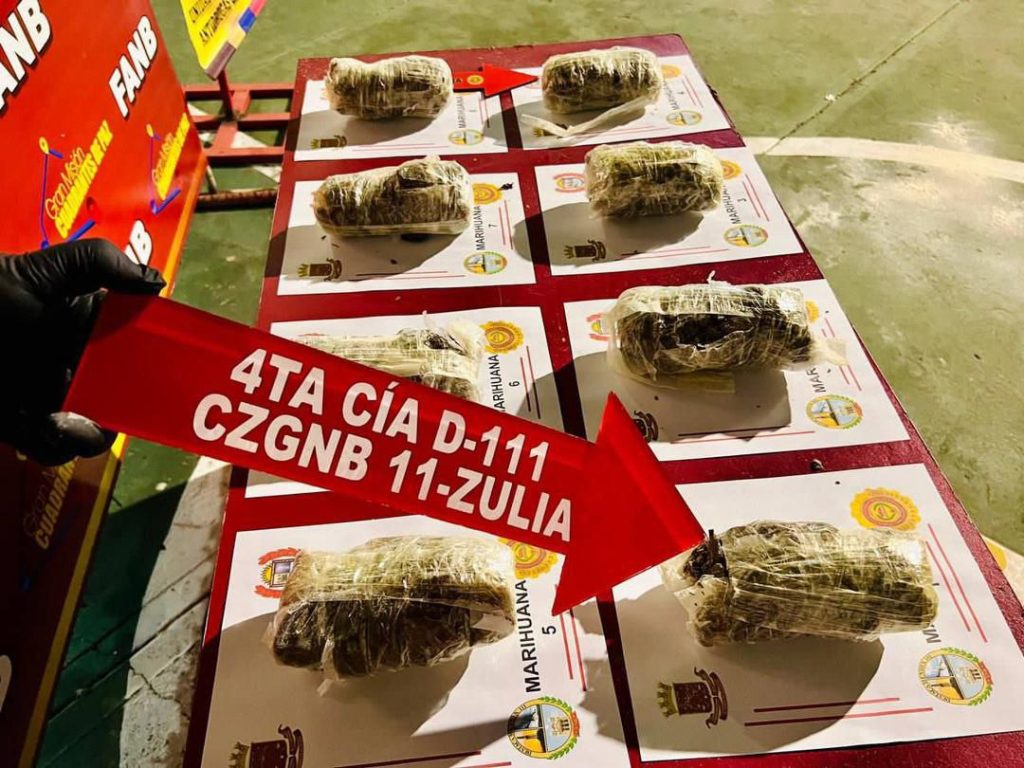 Detienen a sujeto con más de 1 kilo de marihuana en el Zulia