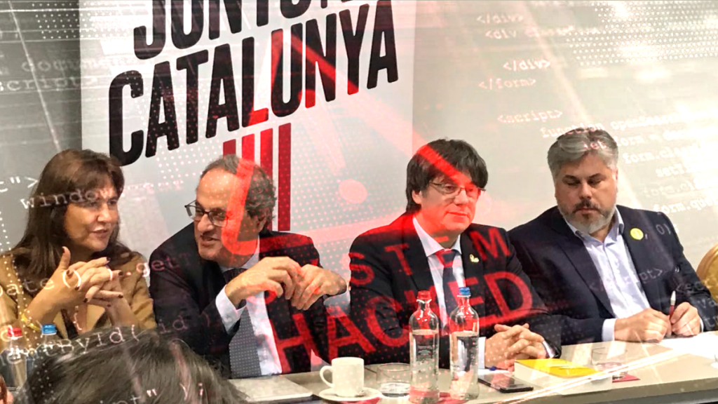 Filtran datos de Junts per Catalunya