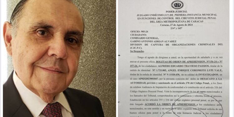 Emiten orden de aprehensión contra el abogado Alfredo Travieso Passios, ex-albacea del empresario Oswaldo Cisneros, por caso de estafa