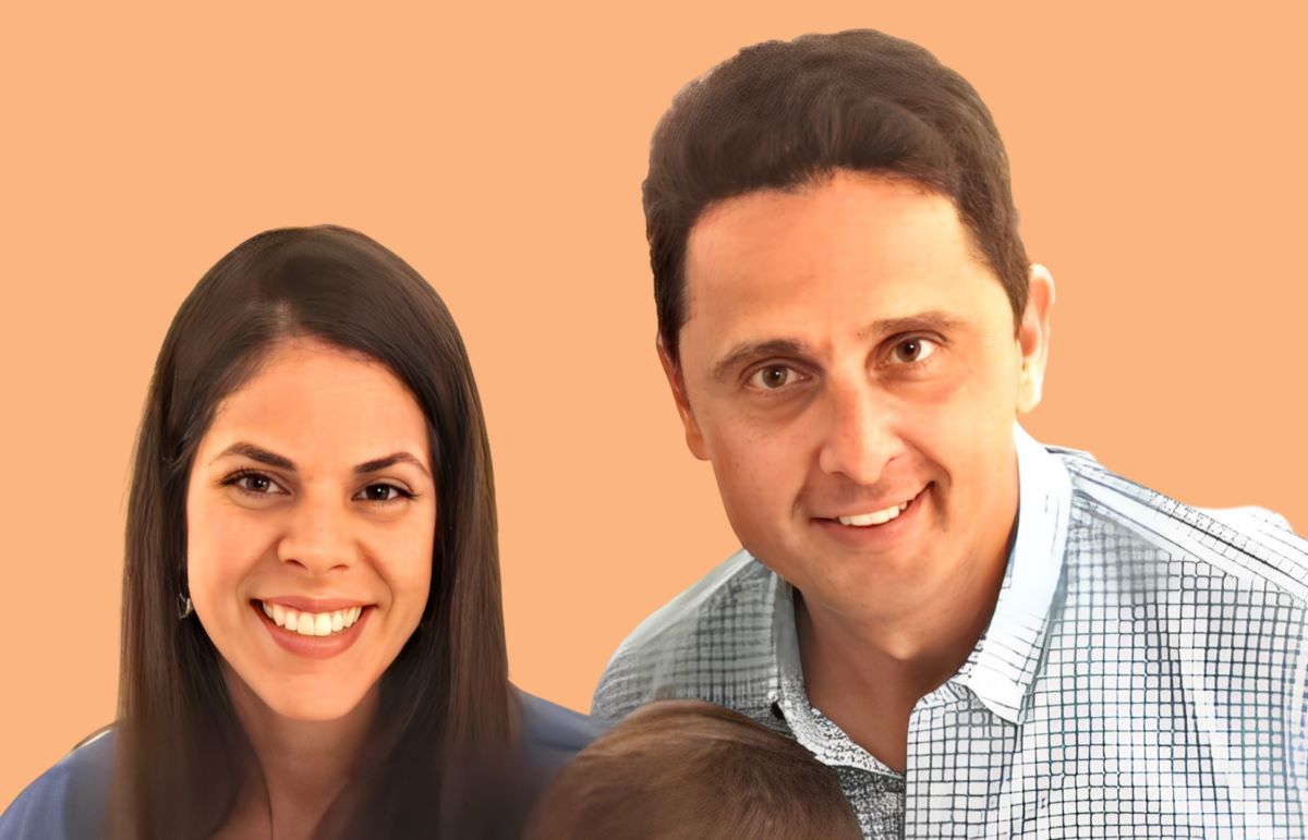 María Isabel Lander y su esposo, Juan Eduardo Hidalgo