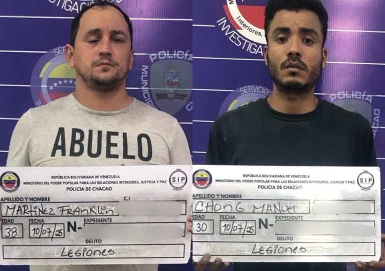Detenidos dos hombres en Chacao por lanzar objetos desde un edificio y herir a una menor
