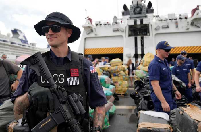 Guardia Costera de EE UU realiza histórica incautación de drogas en el Caribe