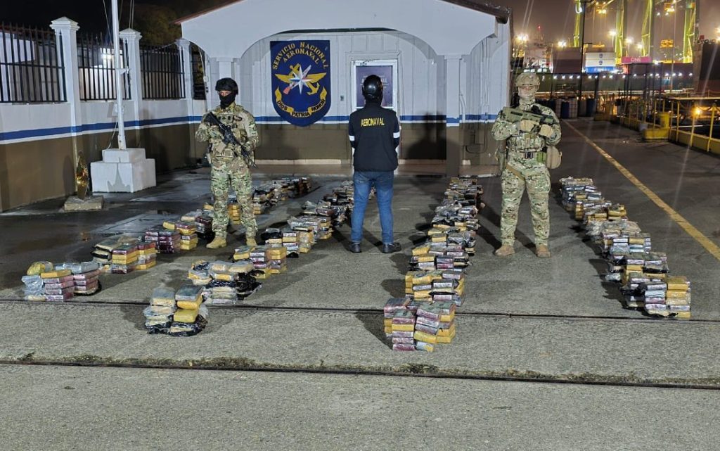 Panamá incautó más de 900 kilos de droga en un contenedor procedente de Ecuador (VIDEO)