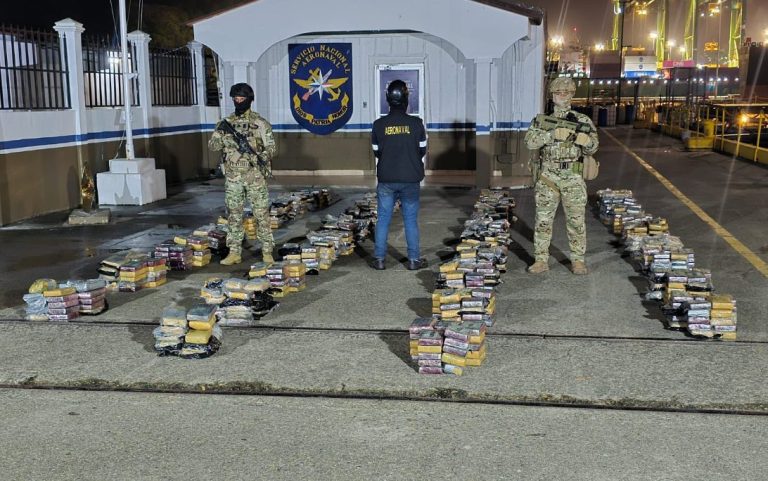 Panamá incautó más de 900 kilos de droga en un contenedor procedente de Ecuador (VIDEO)