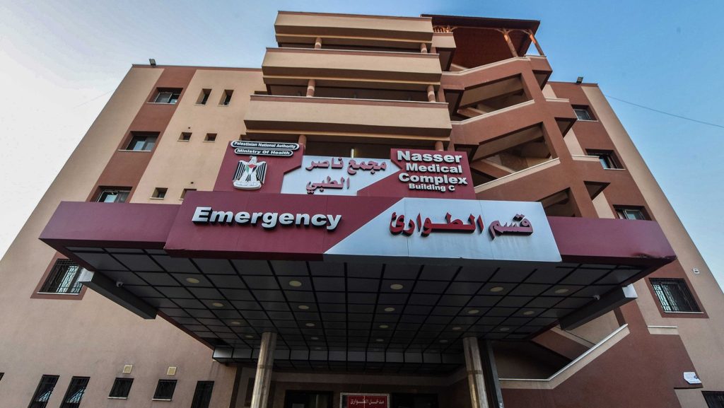 Israel acusó a Hamás de usar el Hospital Nasser como base militar en Gaza