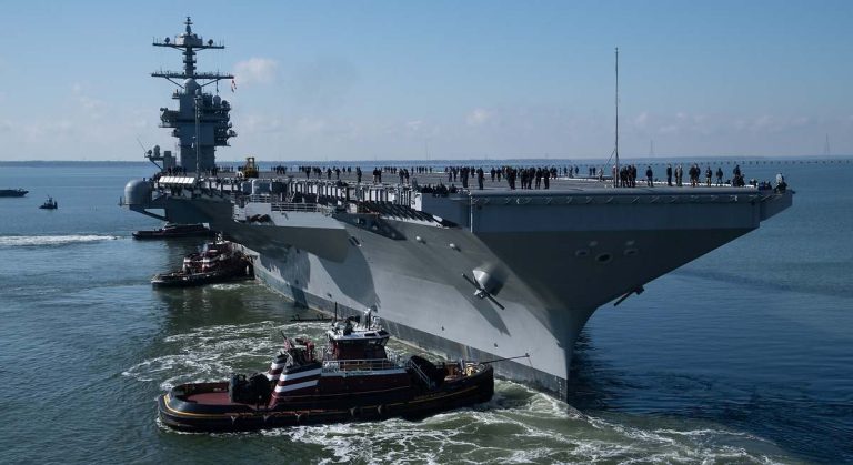 Revelan cuándo la Armada de EEUU tendrá listo el portaviones gemelo del Gerald Ford