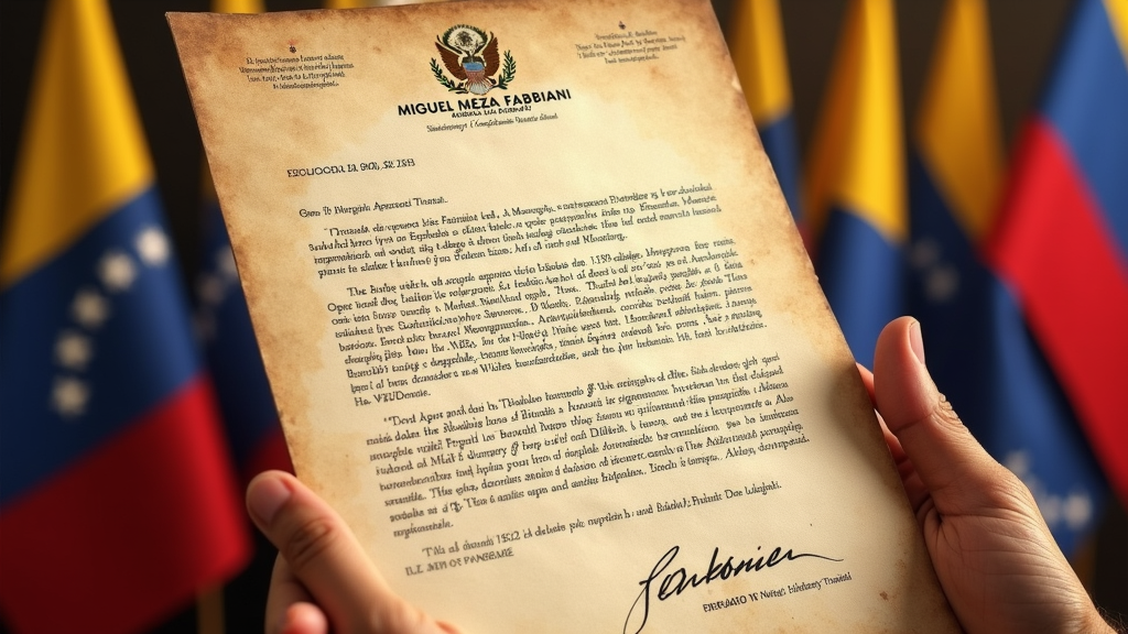 Carta de Miguel Méndez Fabbiani a Donald Trump: Un Vínculo Histórico