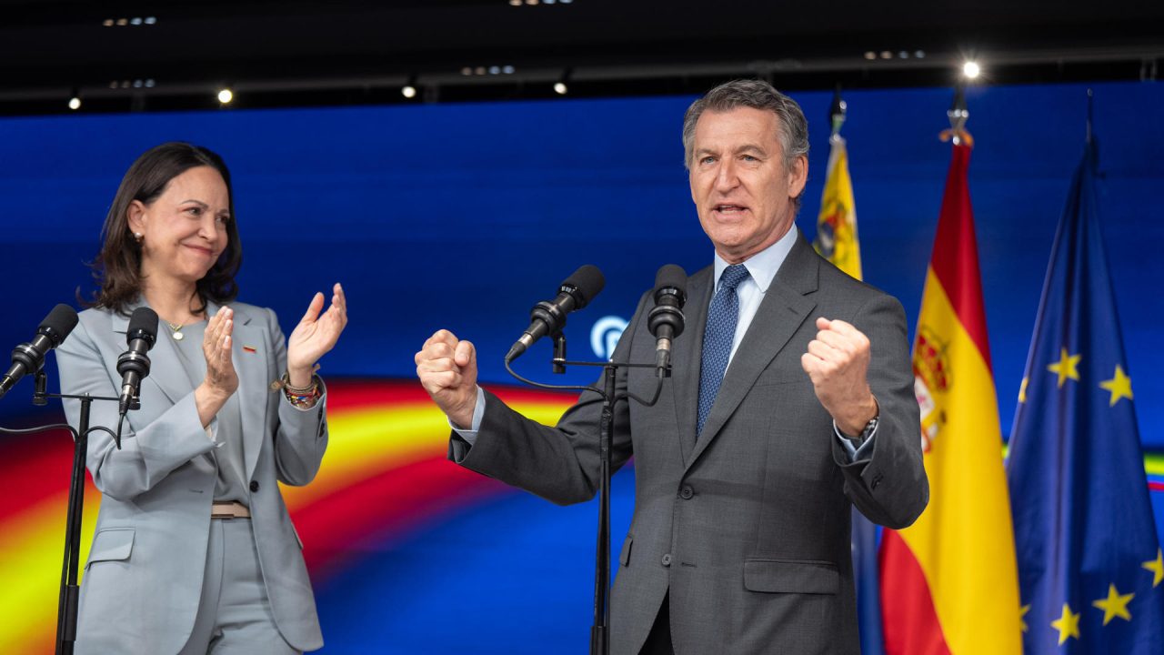 Alberto Núñez Feijóo reiteró que el sitio de España es al lado de María Corina Machado